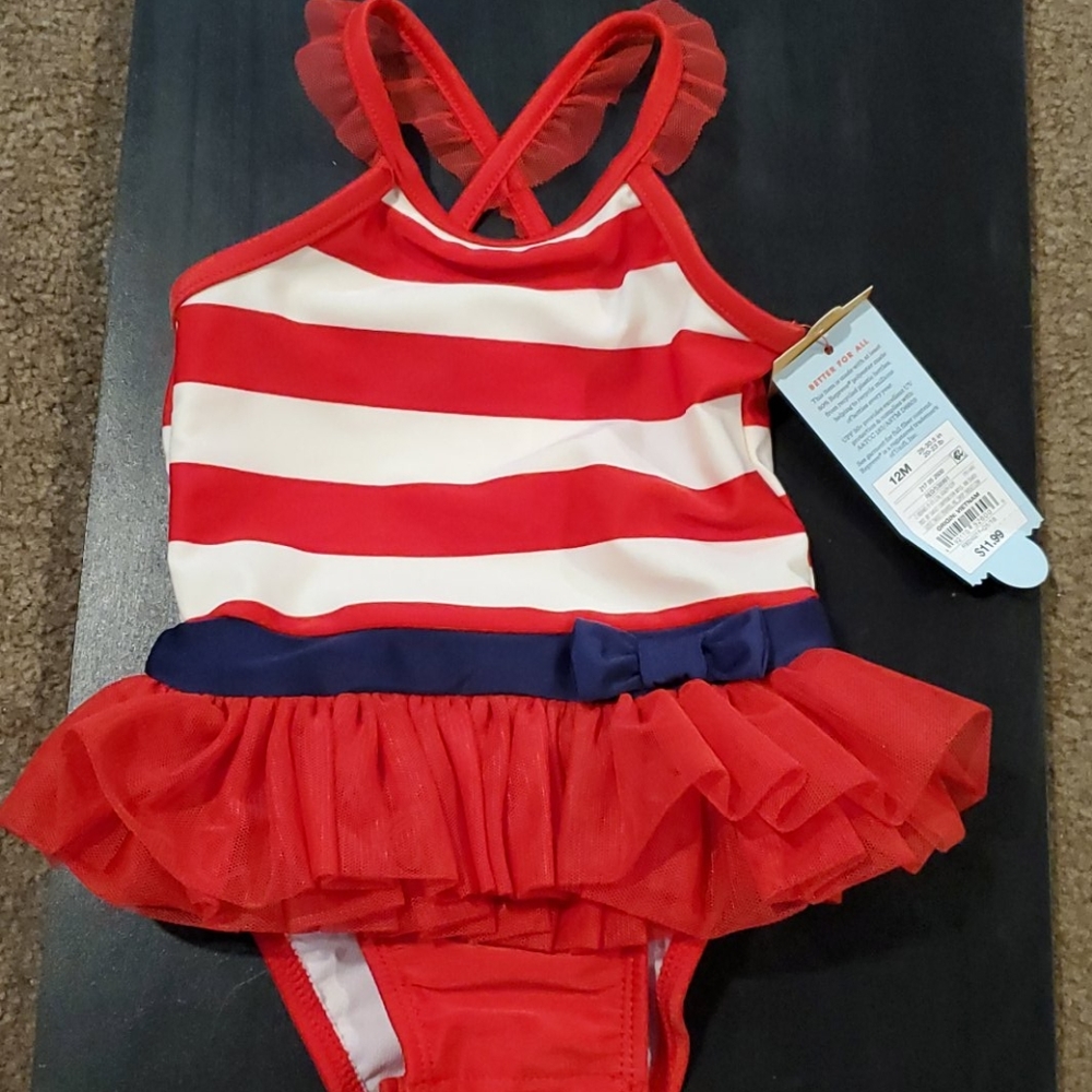 Infant girl 1 piece swimsuit